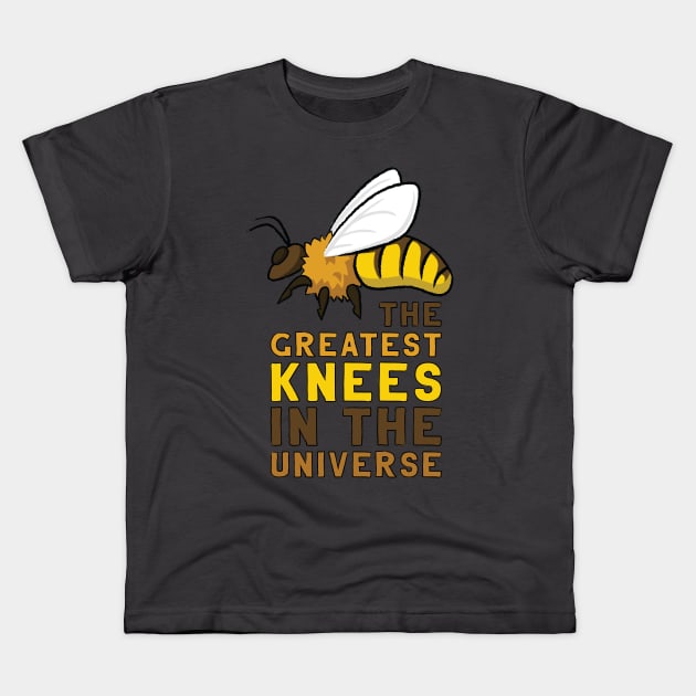 The Greatest Bee's Knees Kids T-Shirt by polliadesign